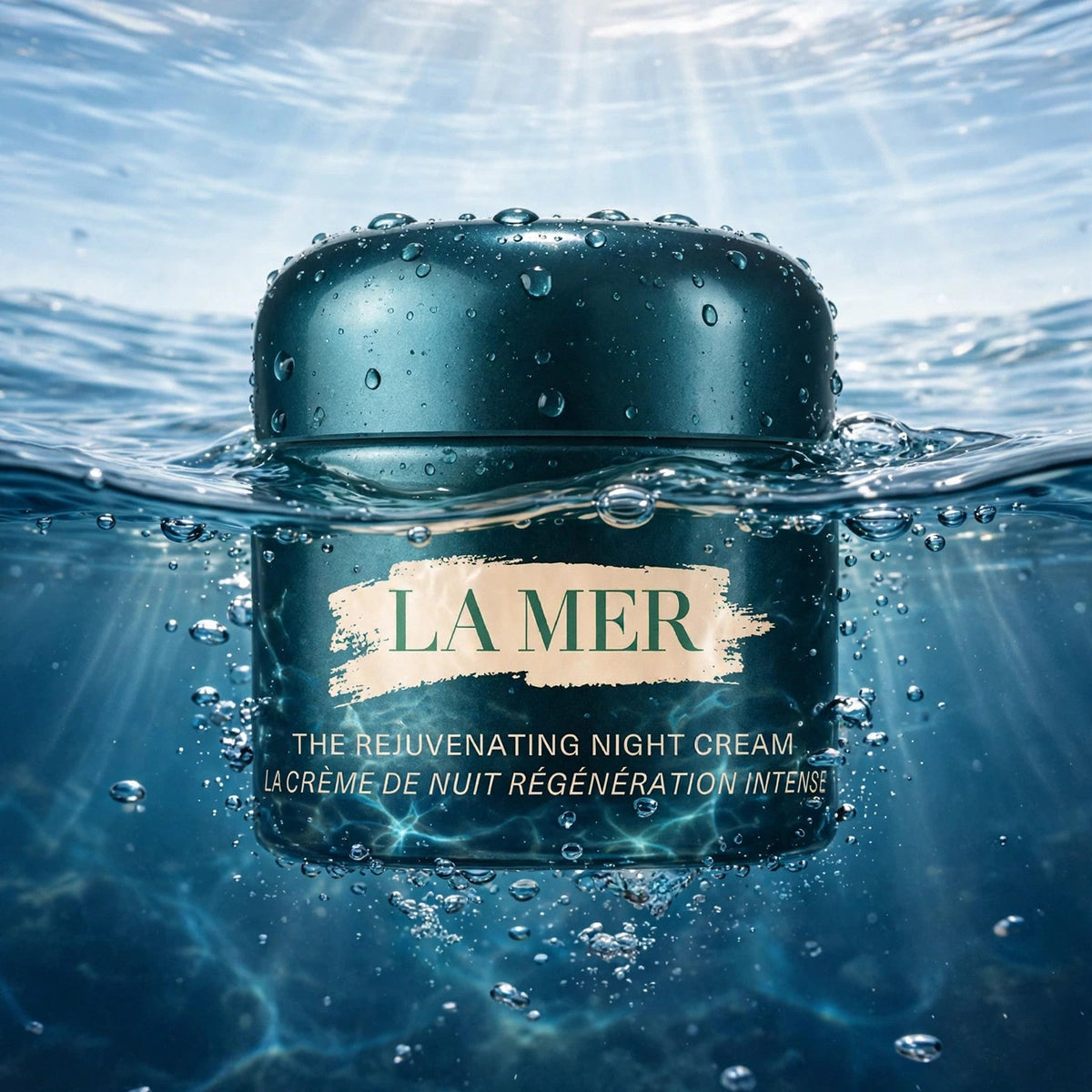 La Mer The Rejuvenating Night Cream – 60ml / 2oz – water view