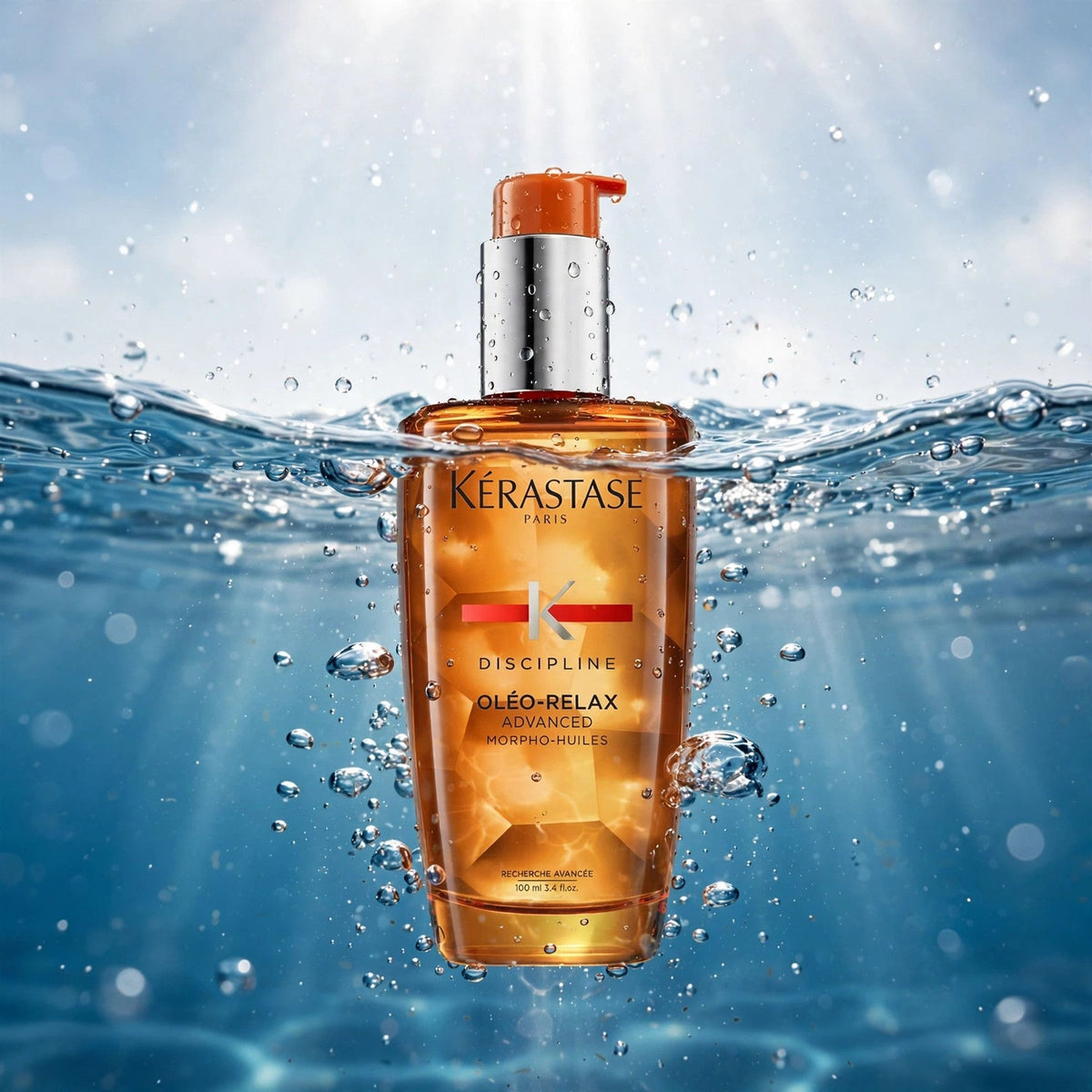 Kérastase Discipline Oleo-Relax Advanced Hair Oil – 100ml / 3.4oz – water view