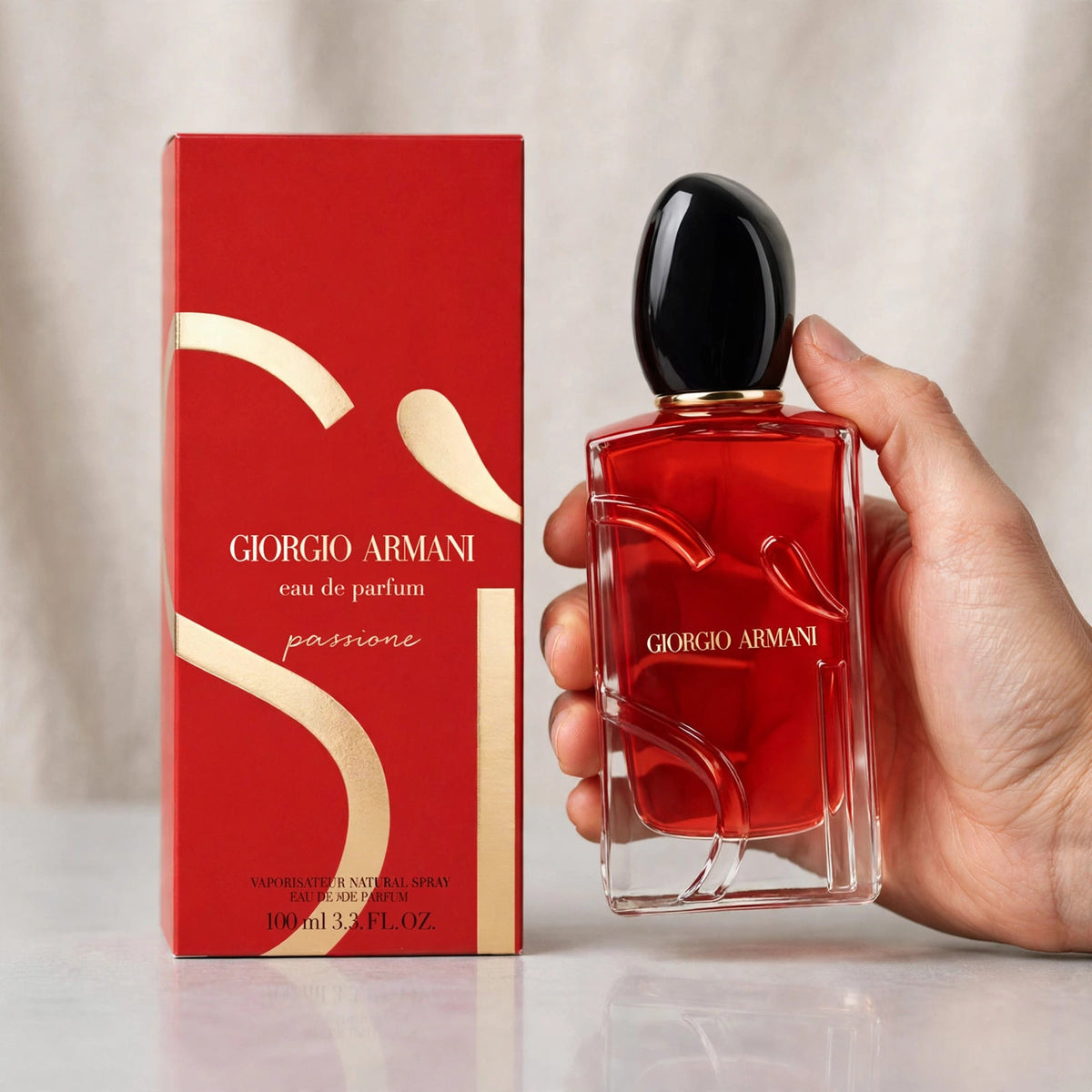 Giorgio Armani Si Passione EDP 100ml for Women – lifestyle scene