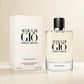 Acqua di Gio Eau de Parfum bottle and box in cream studio