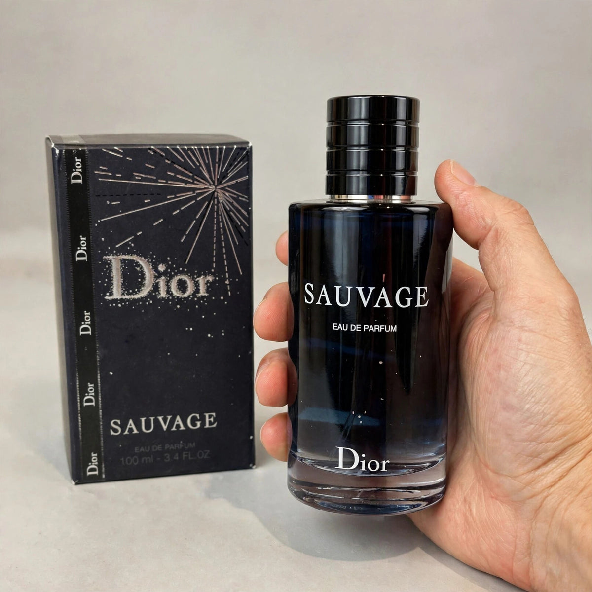 Dior Sauvage Eau de Parfum 100ml for Men - lifestyle product photo