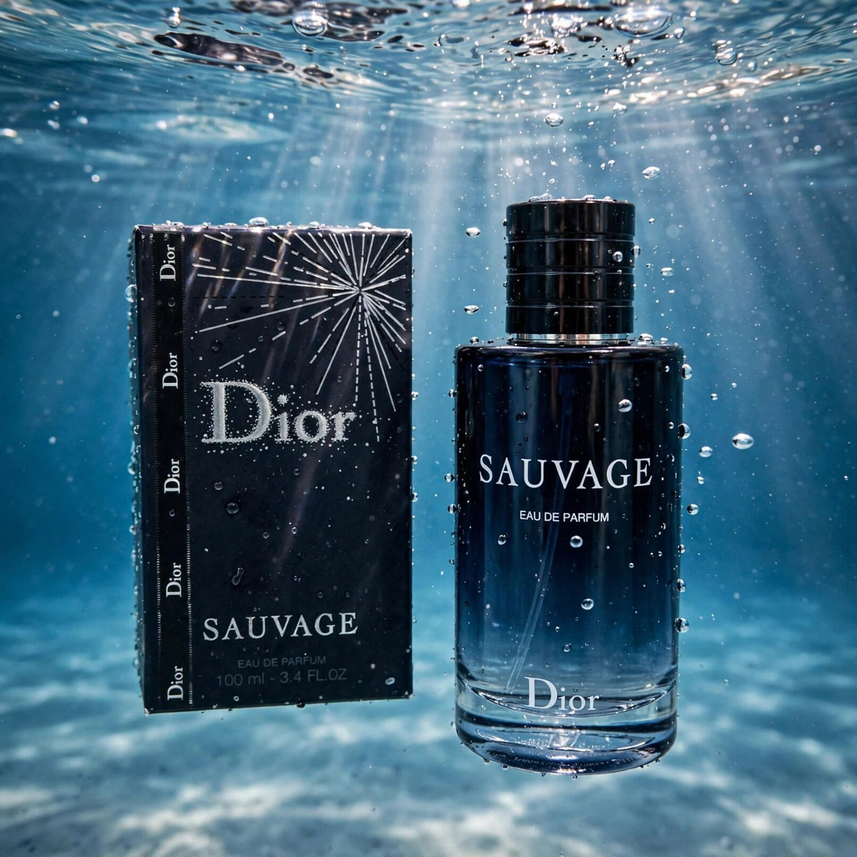Dior Sauvage Eau de Parfum 100ml for Men - premium studio product photo