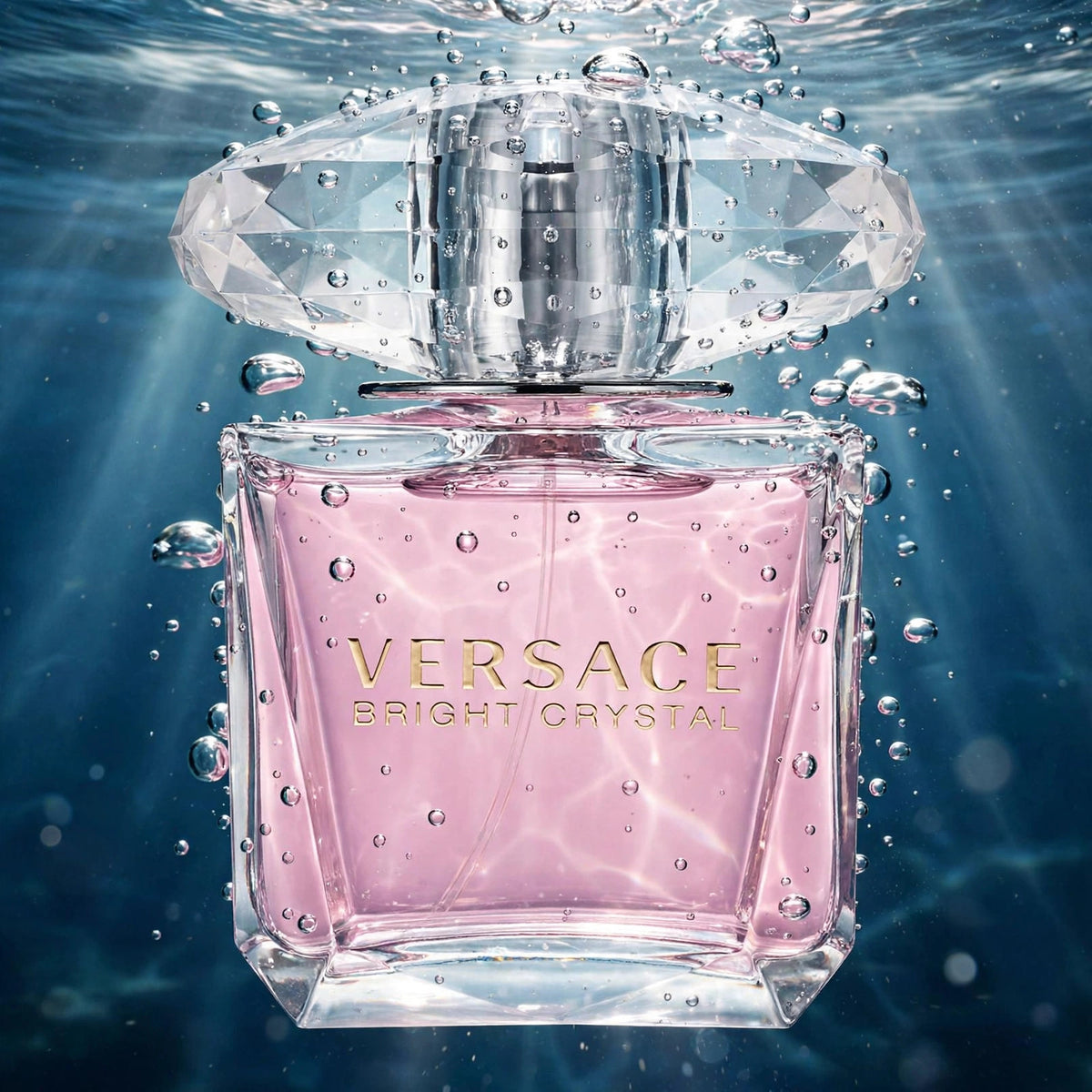 Versace Bright Crystal EDT 90ml — Submerged in water