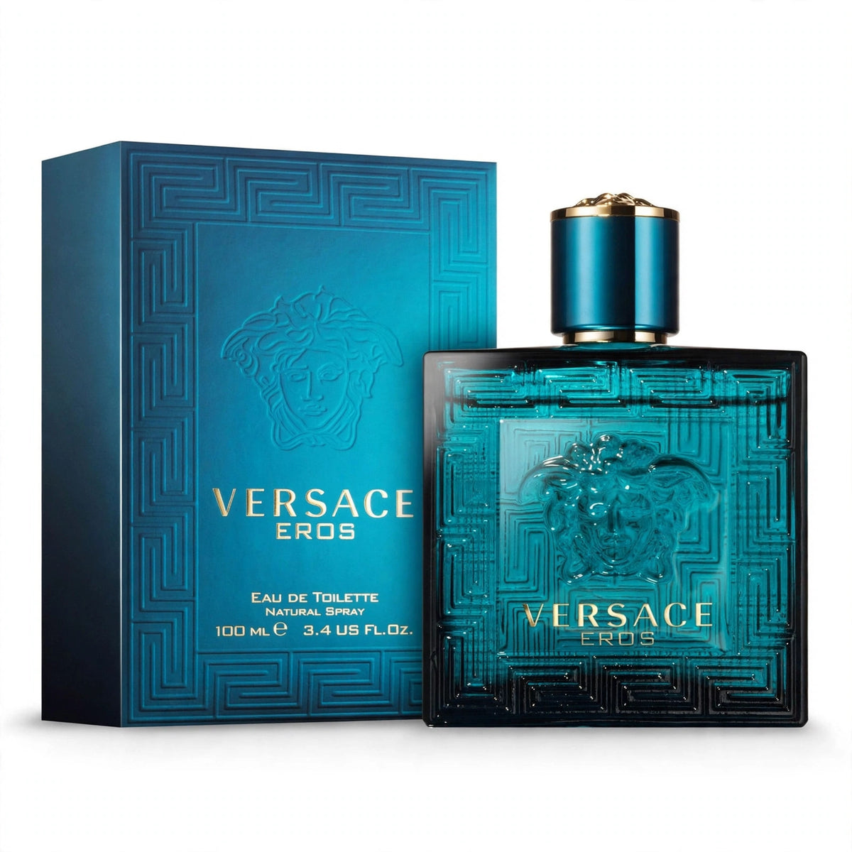 Versace Eros EDT 100ml — Studio product photo