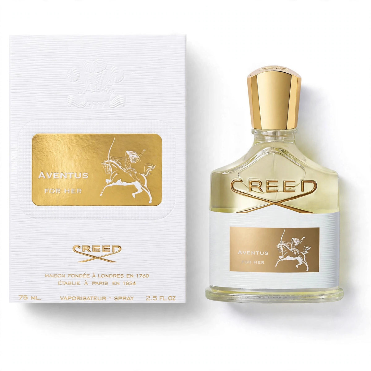 Creed Aventus For Her EDP 75ml — Studio product photo