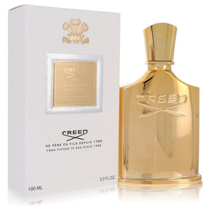 Creed Millesime Imperial Eau de Parfum 100ml / 3.3oz for Unisex — bottle and box underwater