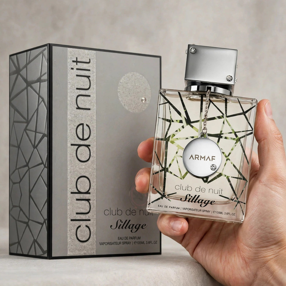 Armaf Club de Nuit Sillage Eau de Parfum 105ml / 3.6oz for Men - styled product photo