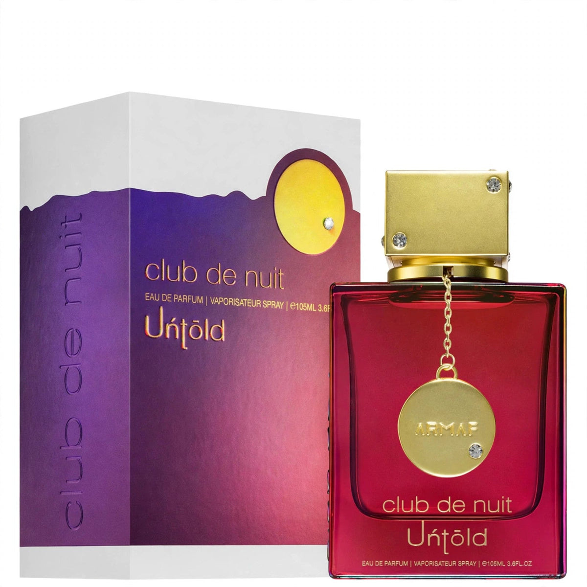 Armaf Club de Nuit Untold Eau de Parfum 105ml / 3.6oz for Unisex - white background product photo