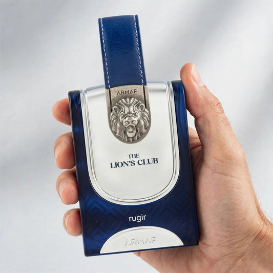 Armaf Lions Club Rugir Eau de Parfum 100ml / 3.4oz for Men - hand studio shot