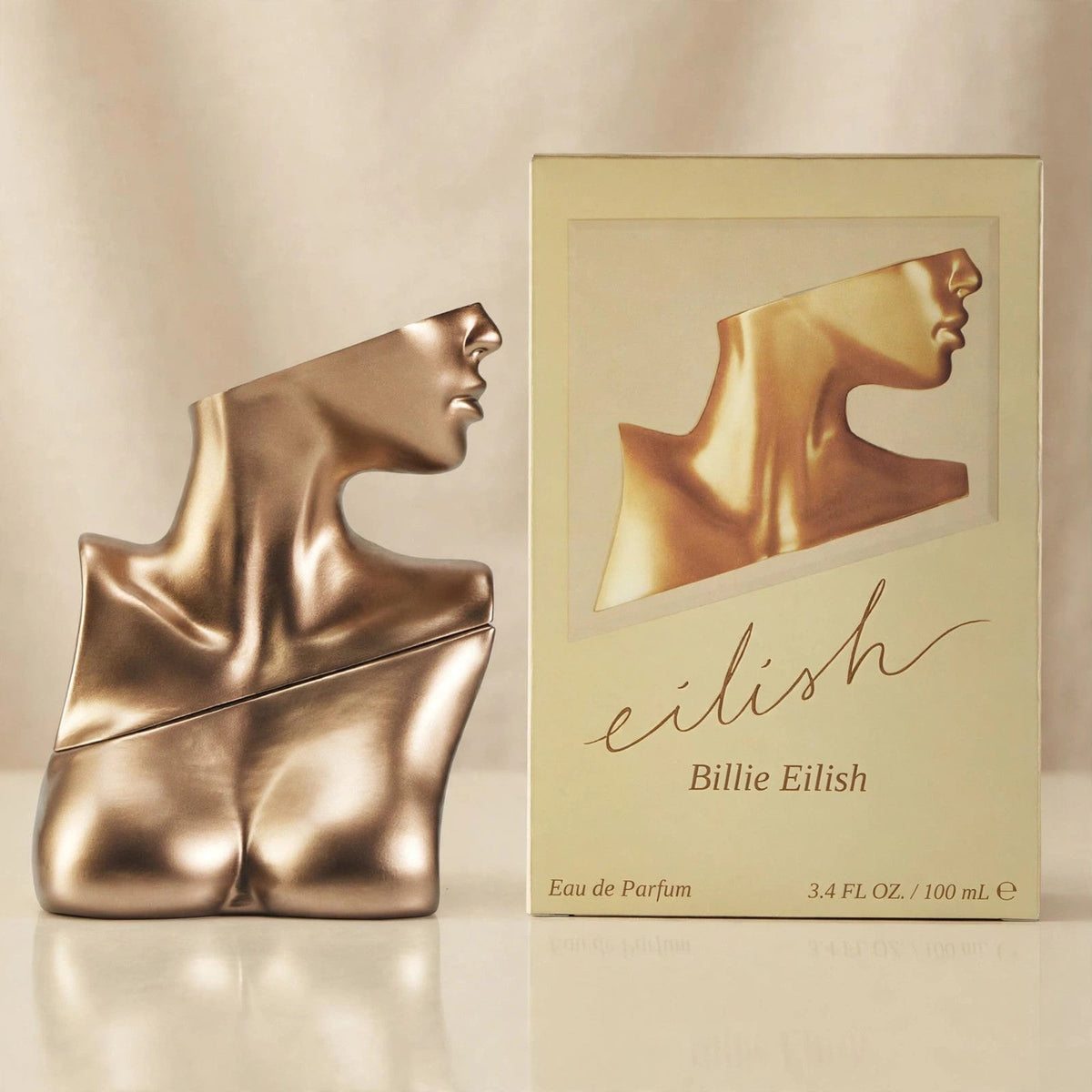 Billie Eilish Eilish Eau de Parfum 100ml / 3.4oz for Women - cream studio shot
