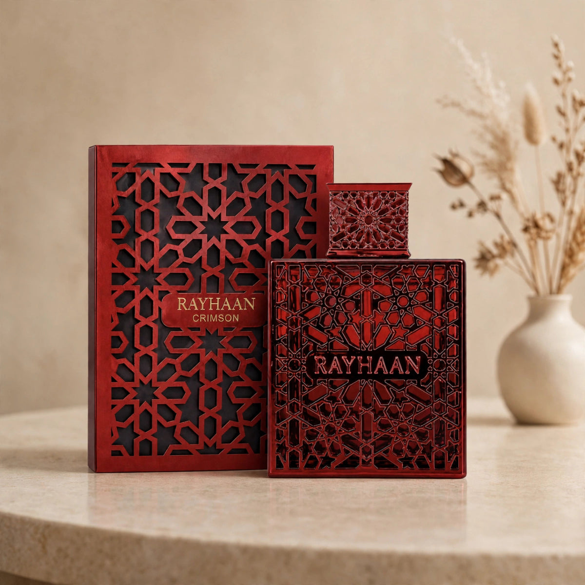 Rayhaan Crimson Eau de Parfum 100ml / 3.4oz for Unisex — warm shot