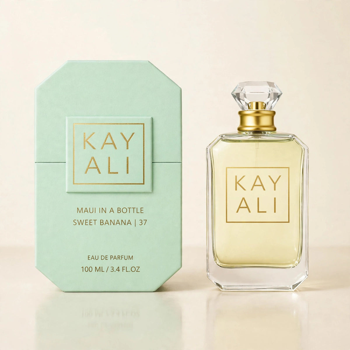 Kayali Maui In A Bottle Sweet Banana 37 Eau de Parfum 100ml / 3.4oz for Women — cream shot