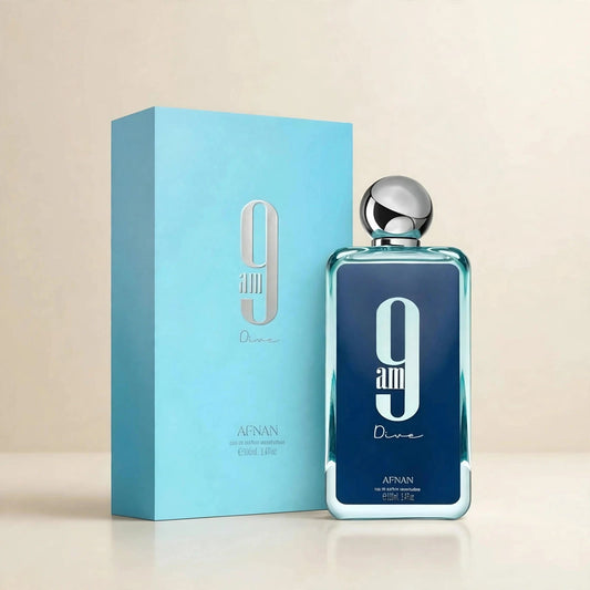 Afnan 9AM Dive Eau de Parfum 100ml / 3.4oz for Unisex — cream view