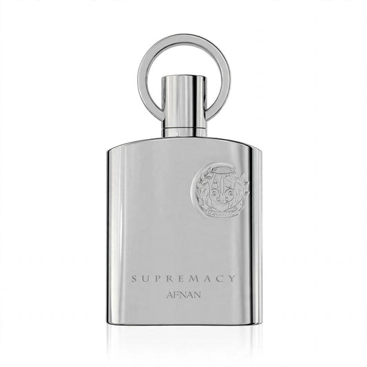 Afnan Supremacy Silver Eau de Parfum 100ml / 3.4oz — Studio product photo