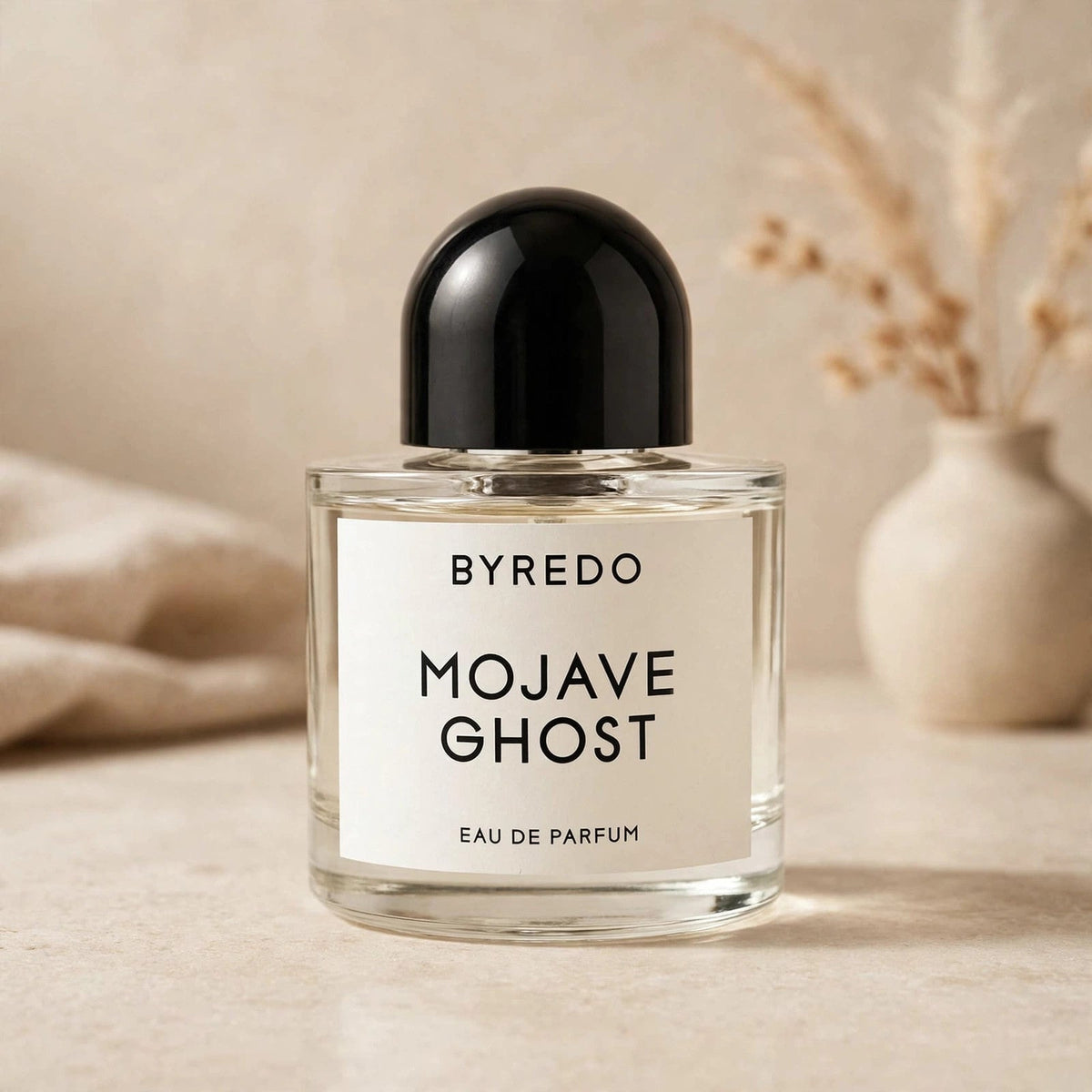 Byredo Mojave Ghost Eau de Parfum 100ml / 3.4oz — Warm beige studio set