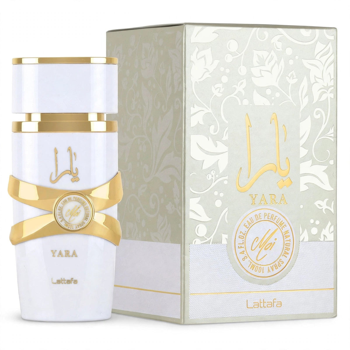 Lattafa Yara Moi Eau de Parfum bottle and box