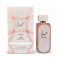 Lattafa Hayaati Florence EDP 100ml / 3.4oz for Women — bottle and box on white background