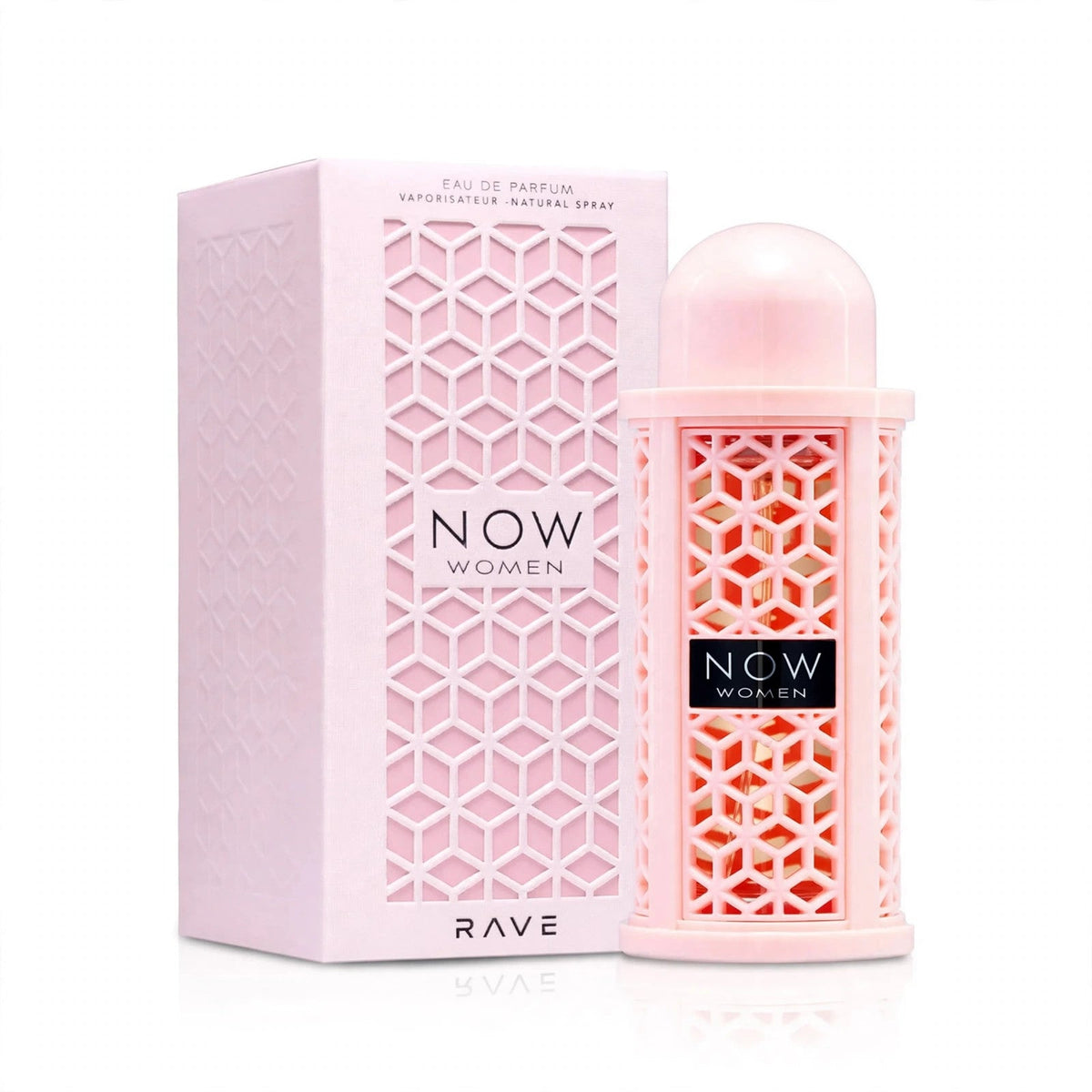 Lattafa Rave Now Eau de Parfum bottle and box