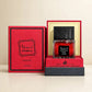 Lattafa Khamrah Karaz Eau de Parfum bottle in cream setting