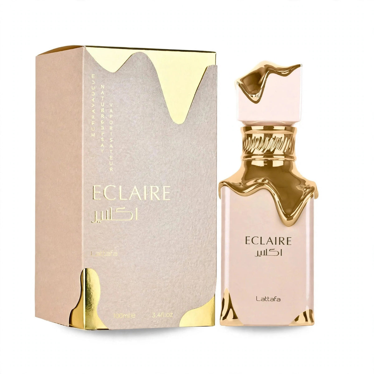 Lattafa Eclaire Eau de Parfum 100ml for Unisex bottle and box white