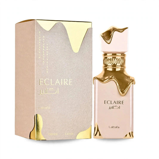 Lattafa Eclaire Eau de Parfum 100ml for Unisex bottle and box white