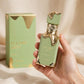Lattafa Eclaire Pistache Eau de Parfum 100ml for Unisex bottle and box held in hand