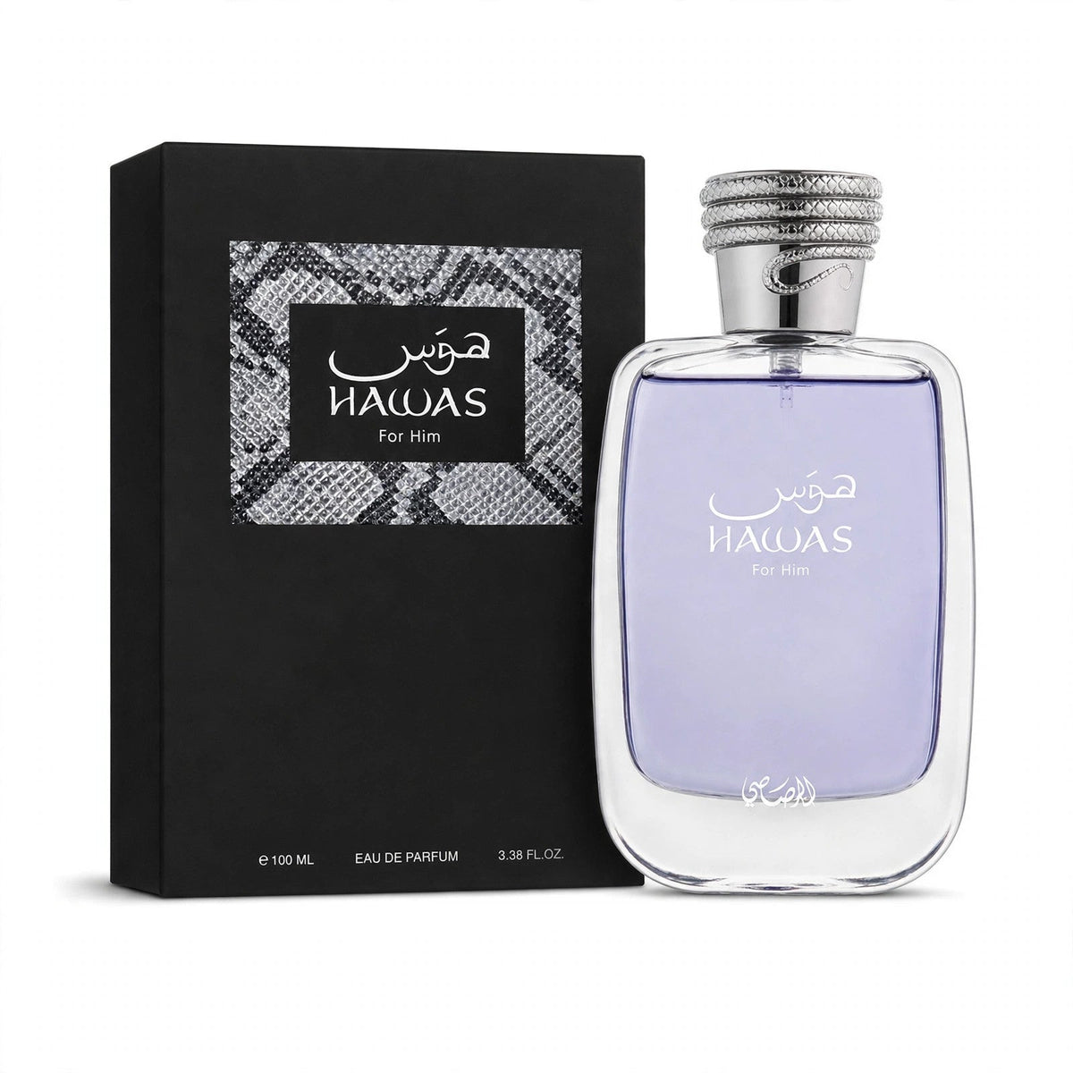Rasasi Hawas For Him Eau de Parfum 100ml/3.4oz for Men — white