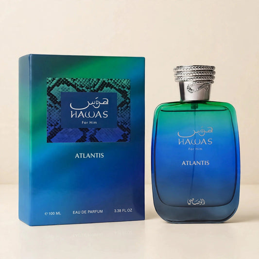 Rasasi Hawas Atlantis Eau de Parfum 100ml/3.4oz for Unisex — cream