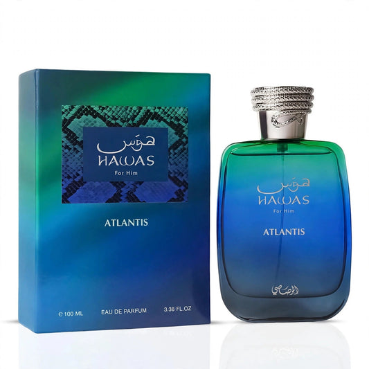 Rasasi Hawas Atlantis Eau de Parfum 100ml/3.4oz for Unisex — white