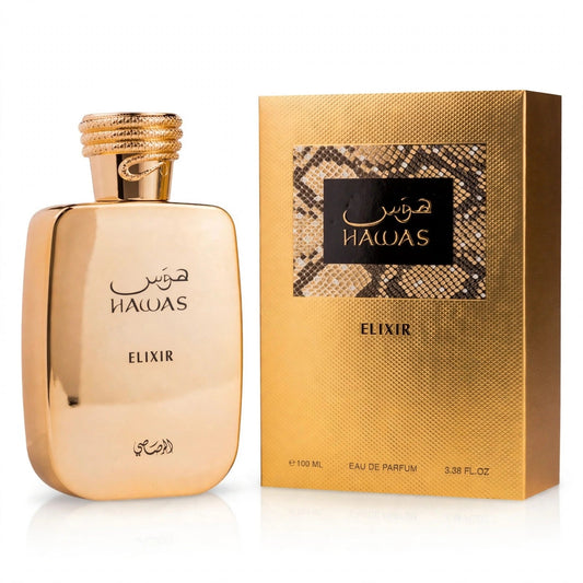 Rasasi Hawas Elixir Eau de Parfum 100ml/3.4oz for Men — white