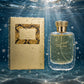 Rasasi Hawas for Her EDP bottle in clear water splash