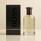 Hugo Boss Bottled EDT in a cream studio setting
