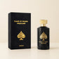 Jo Milano Game of Spades Wildcard Parfum 100ml bottle and box in cream studio