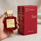 Hand holding Maison Francis Kurkdjian Baccarat Rouge 540 Extrait de Parfum 70ml bottle
