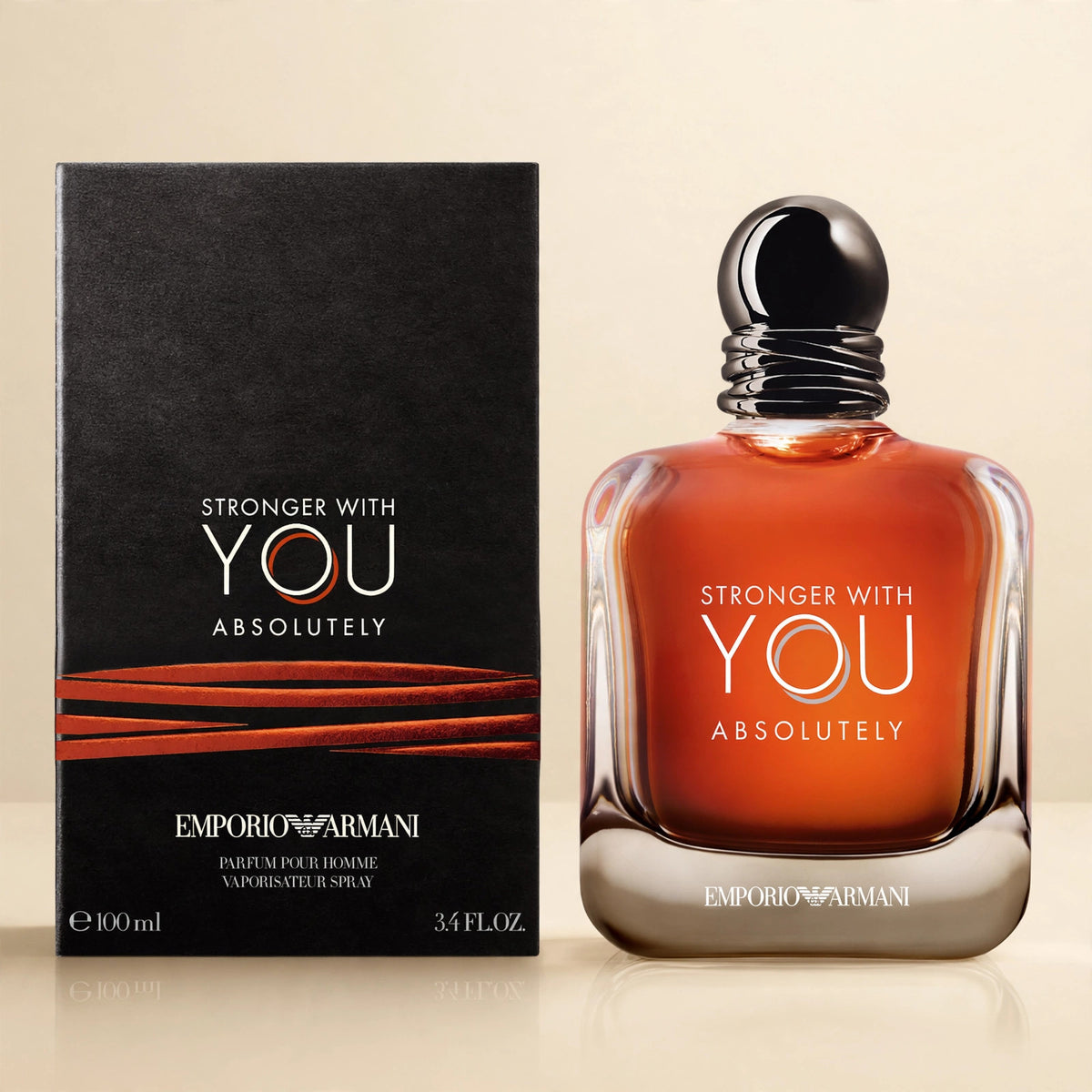 Emporio Armani Stronger With You Absolutely Eau de Parfum 100ml/3.4oz for Men – cream studio