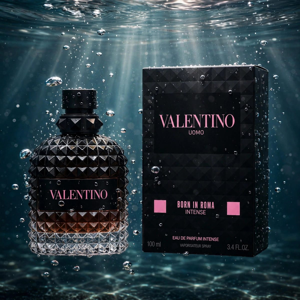 Valentino Uomo Born In Roma Intense Eau de Parfum 100ml/3.4oz for Men – underwater