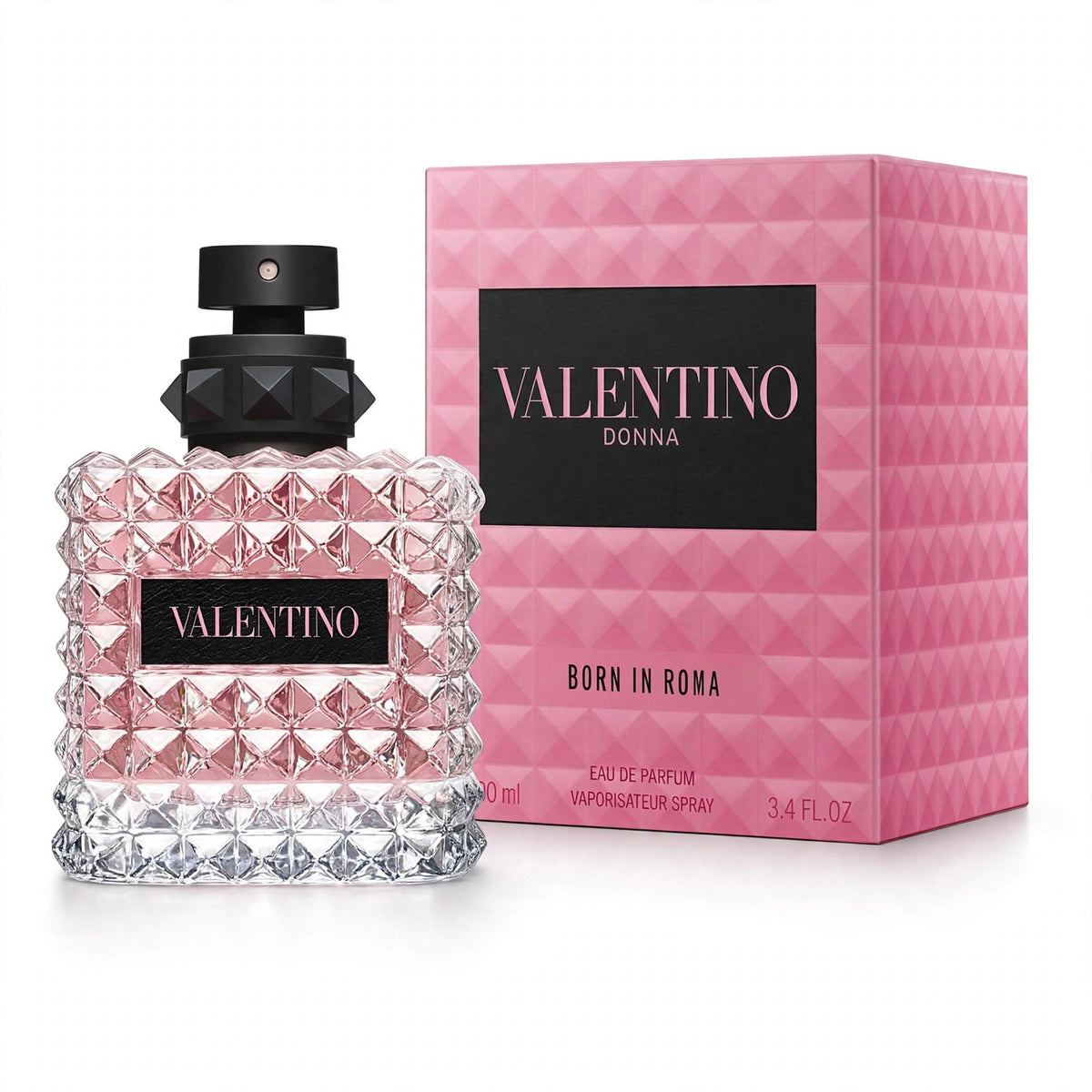 Valentino Donna Born In Roma EDP 100ml for Women — bottle and box on white background