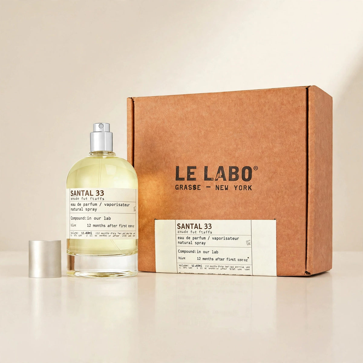 Le Labo Santal 33 Eau de Parfum 100ml bottle — cream studio