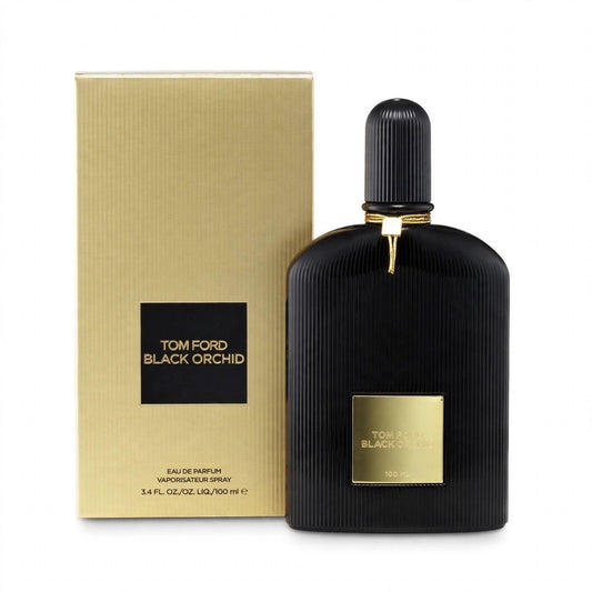 Tom Ford Black Orchid EDP 100ml bottle and box on white background