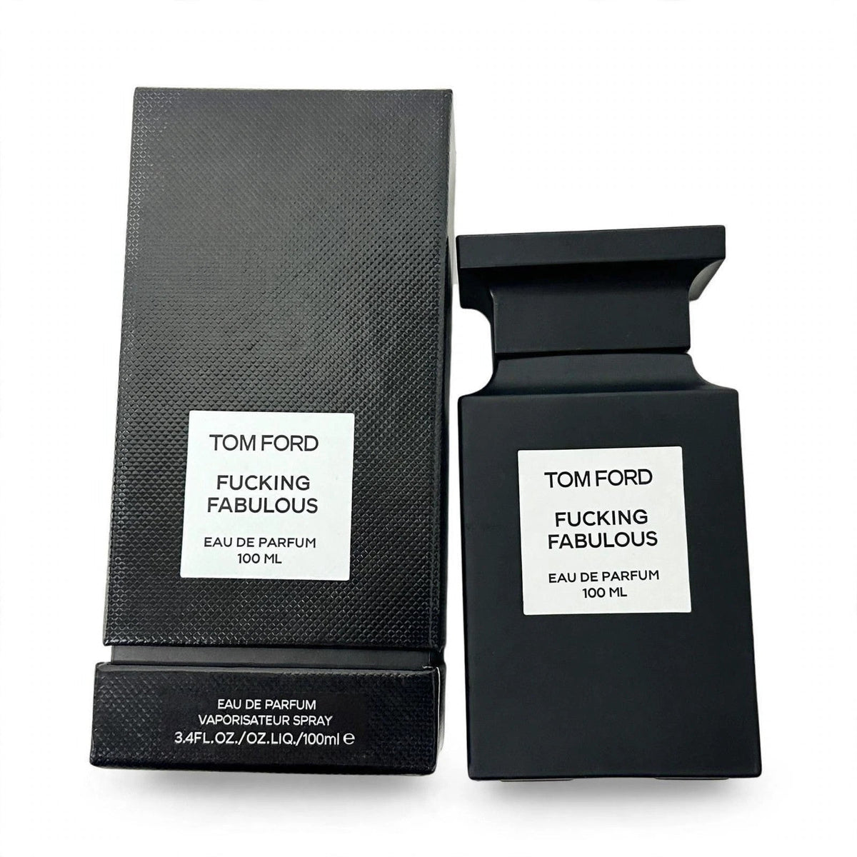 Tom Ford Fucking Fabulous EDP 100ml bottle and box on white background