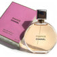 Chanel Chance Eau de Parfum 100ml bottle and box on white background