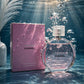 Chanel Chance Eau Tendre EDT bottle in clear water splash