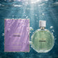 Chanel Chance Eau Fraiche EDP bottle in clear water splash