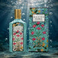 Gucci Flora Gorgeous Jasmine EDP bottle in clear water splash