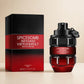 Viktor & Rolf Spicebomb Infrared EDP in a cream studio setting