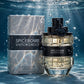 Viktor & Rolf Spicebomb EDT bottle in clear water splash