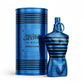 Jean Paul Gaultier Le Male Le Ultra Elixir Parfum 125ml bottle and can on white background
