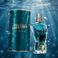 Jean Paul Gaultier Le Beau EDT bottle in clear water splash