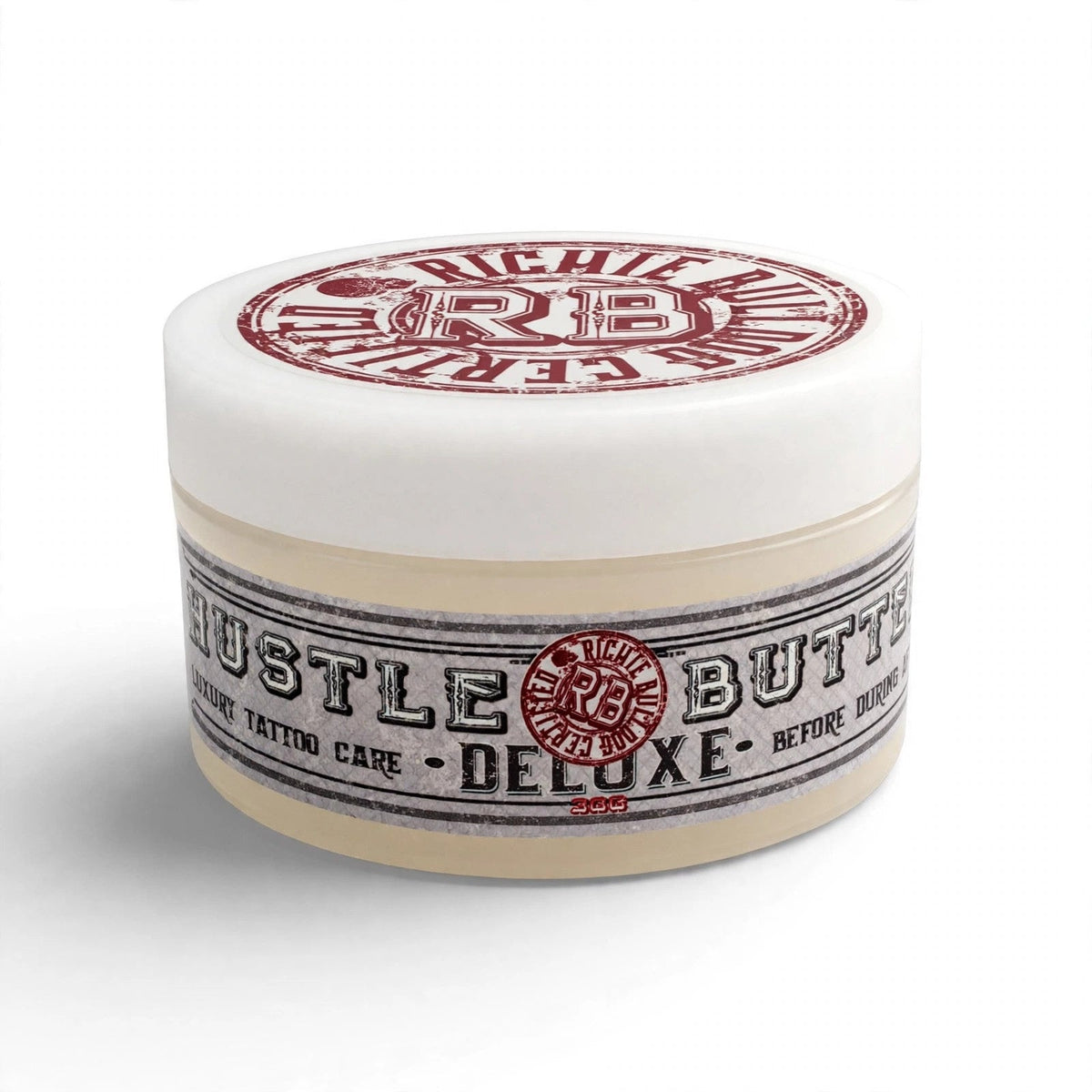 Hustle Butter Deluxe Tattoo Care — white background