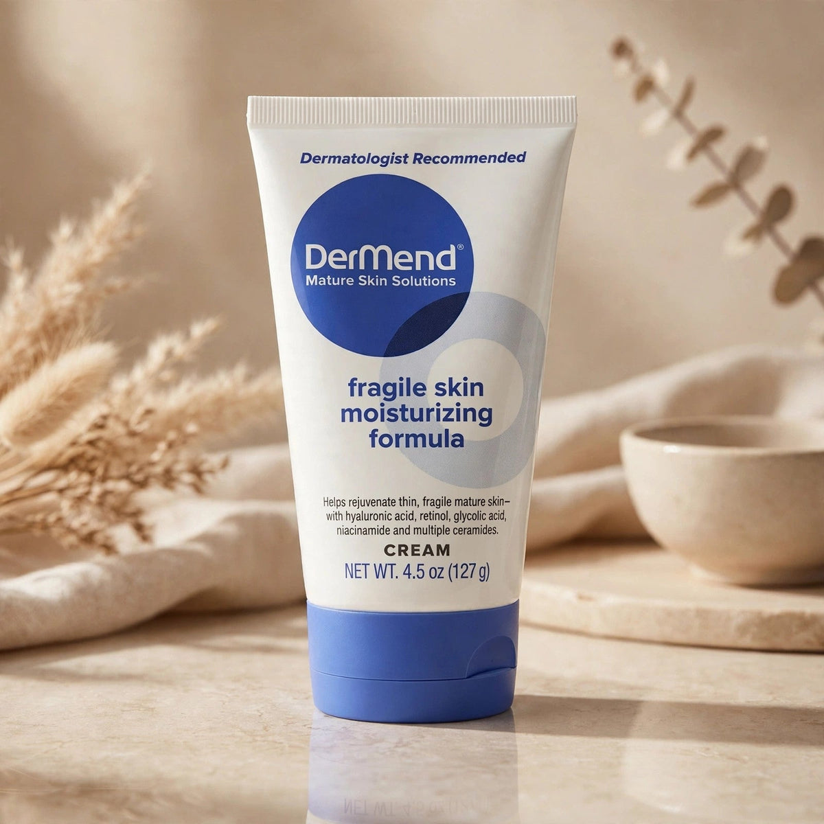 DerMend Fragile Skin Moisturizing Formula Cream – 4.5oz/127g — lifestyle photo